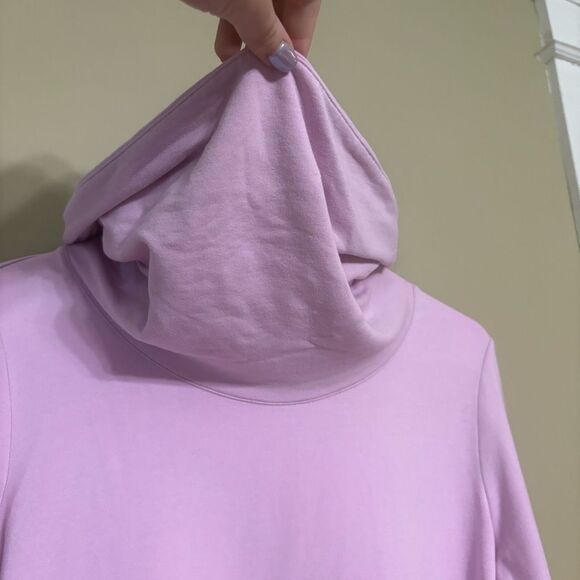 Lands End Women’s Pink Purple Cotton Blend Cowl Neck Sweater Petite Medium - Picture 3 of 9